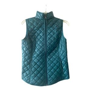 Women's Van Heusen Green Quilted Vest,  Size XS